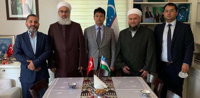 Müceddid Mahmut Efendi Vakfı’ndan Özbekistan İstanbul Başkonsolosu Amirsaid Agzamhodcaev’a süpriz ziyaret